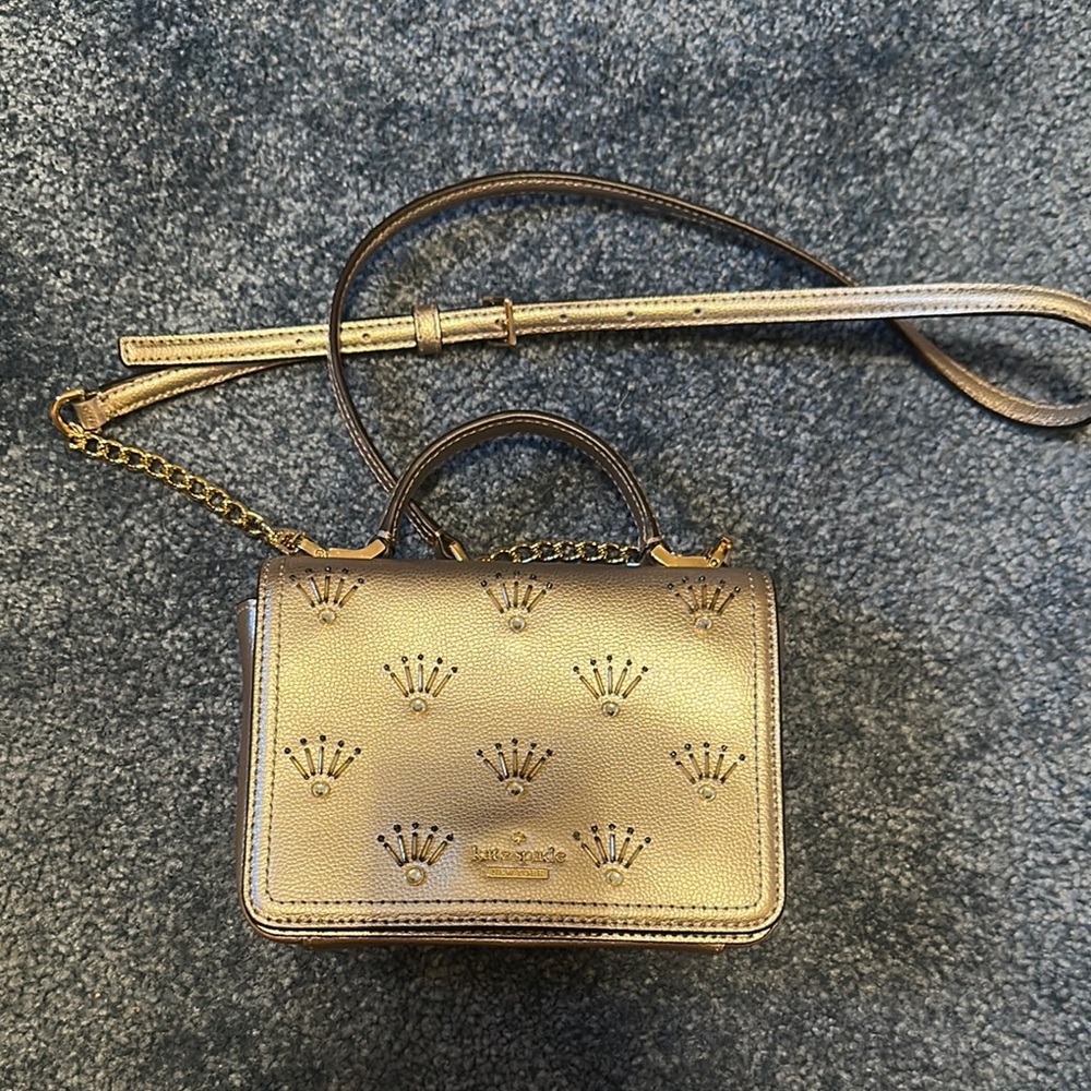 Kate Spade Rose Gold Crossbody Bag
